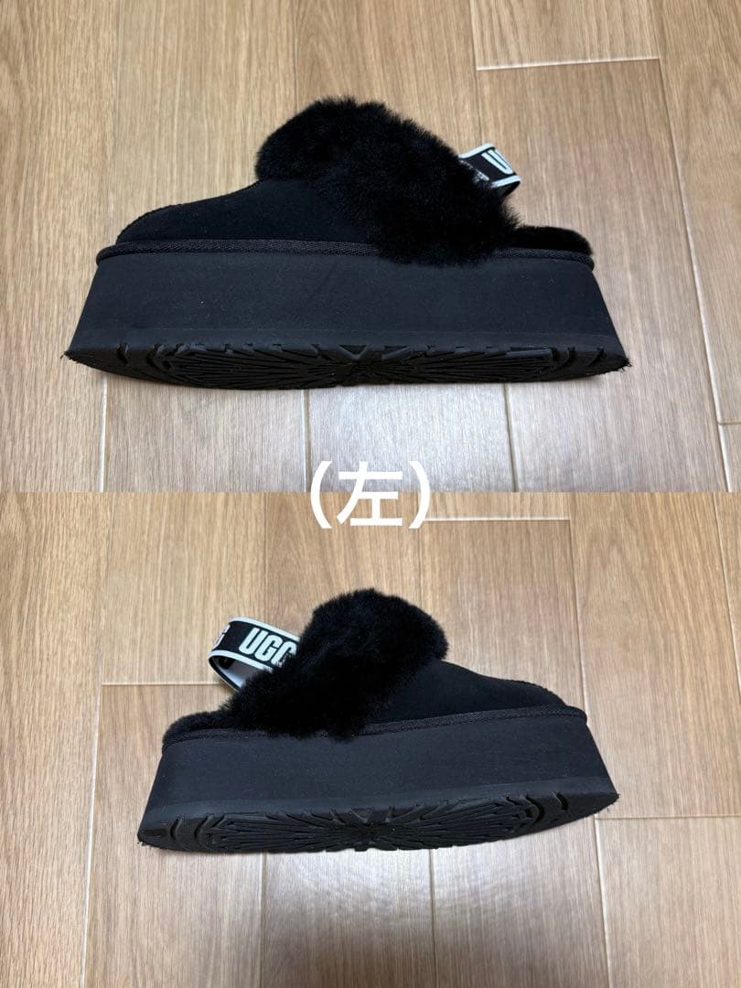 【UGG】Funkette Black 24.0cm※箱無し