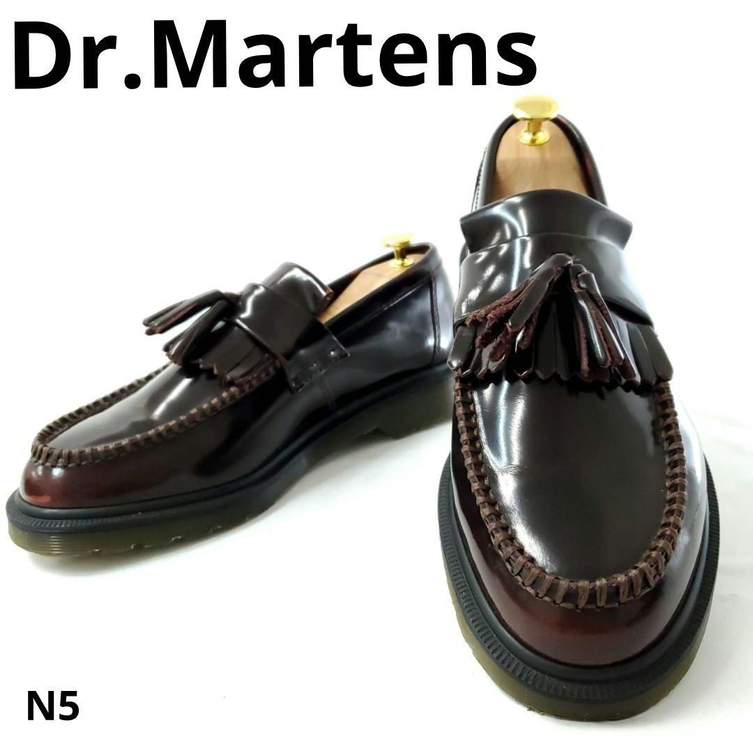 ドクターマーチン ADRIAN キルトタッセルローファー バーガンディ UK7