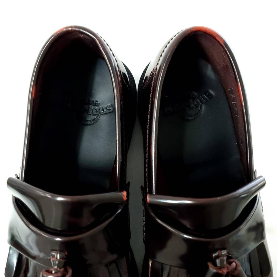 ドクターマーチン ADRIAN キルトタッセルローファー バーガンディ UK7