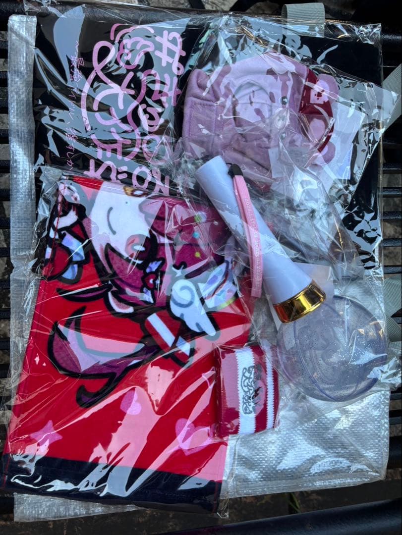 応援セット+ペンライトカバー 3期生ライブ きゅるるん大作戦 宝鐘