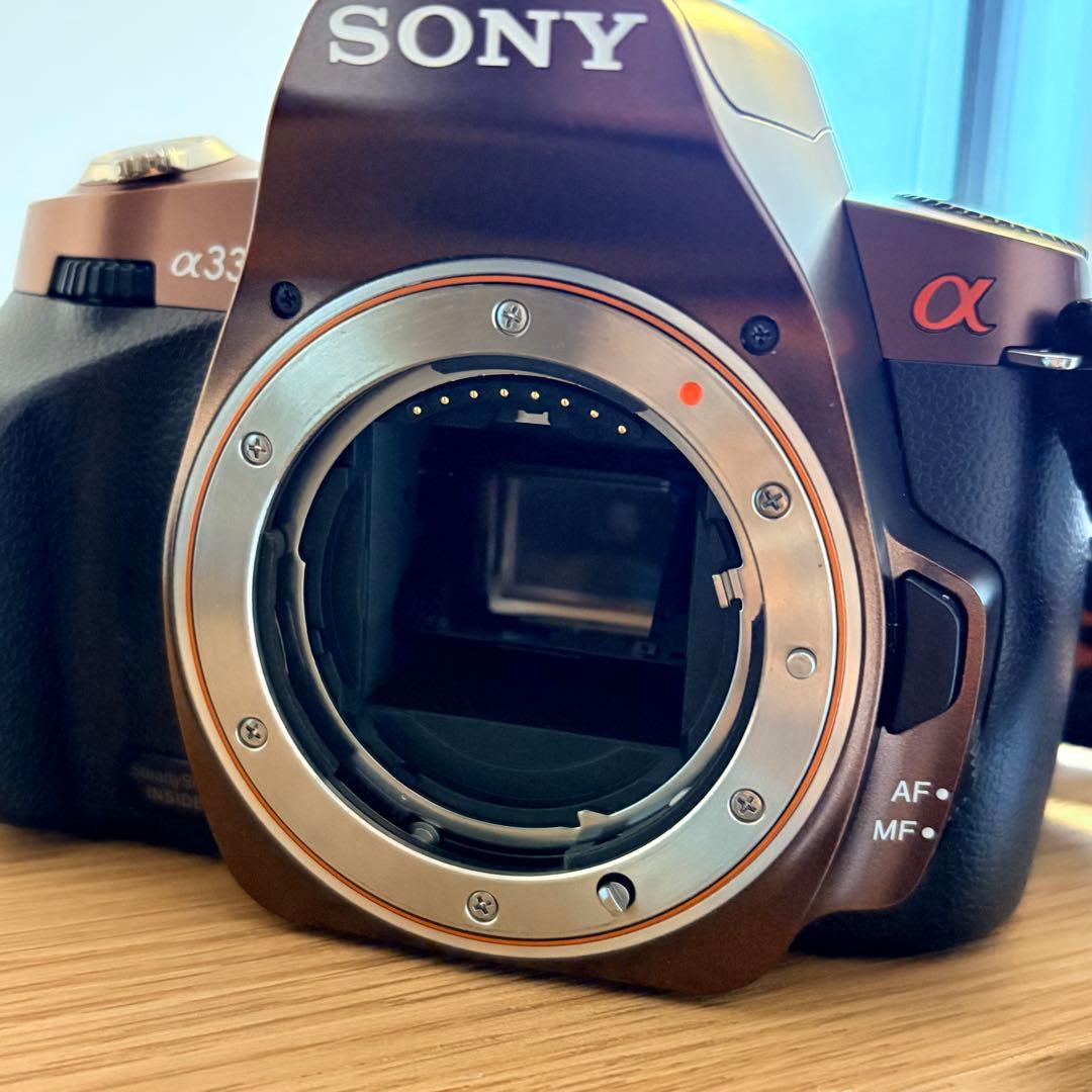 レア 希少 α330 ブラウン ジャンク SONY α デジタル一眼レフカメラ