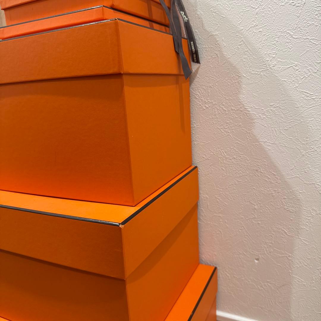 エルメス 一個のみ HERMES オレンジ ギフトボックス セット - メルカリ