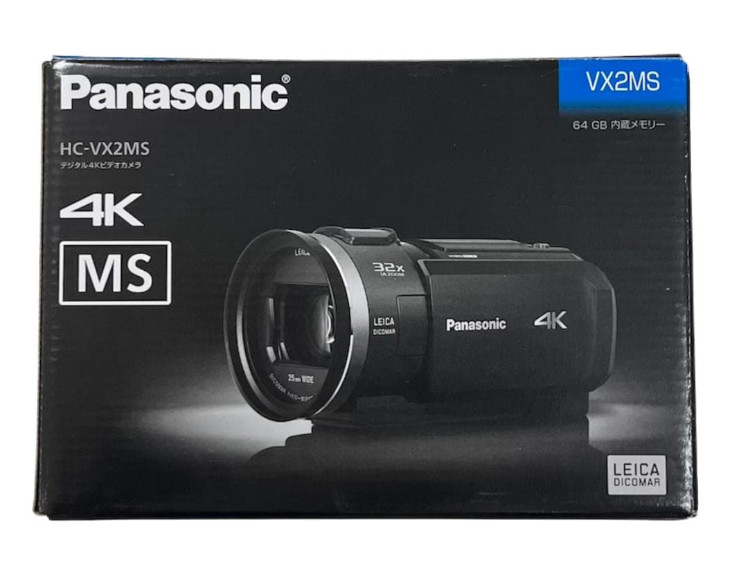 Panasonic HC-VX2MS 4Kビデオカメラ【美品】 パナソニック(Panasonic) 4K ビデオカメラ HC-VX2MS-K /スーツケース