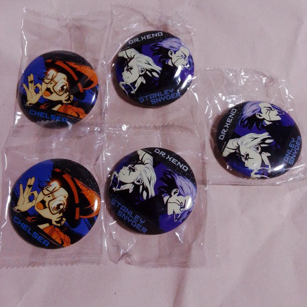 Dr.STONE 場面写缶バッジ3 チェルシー ゼノ＆スタンリー - メルカリ