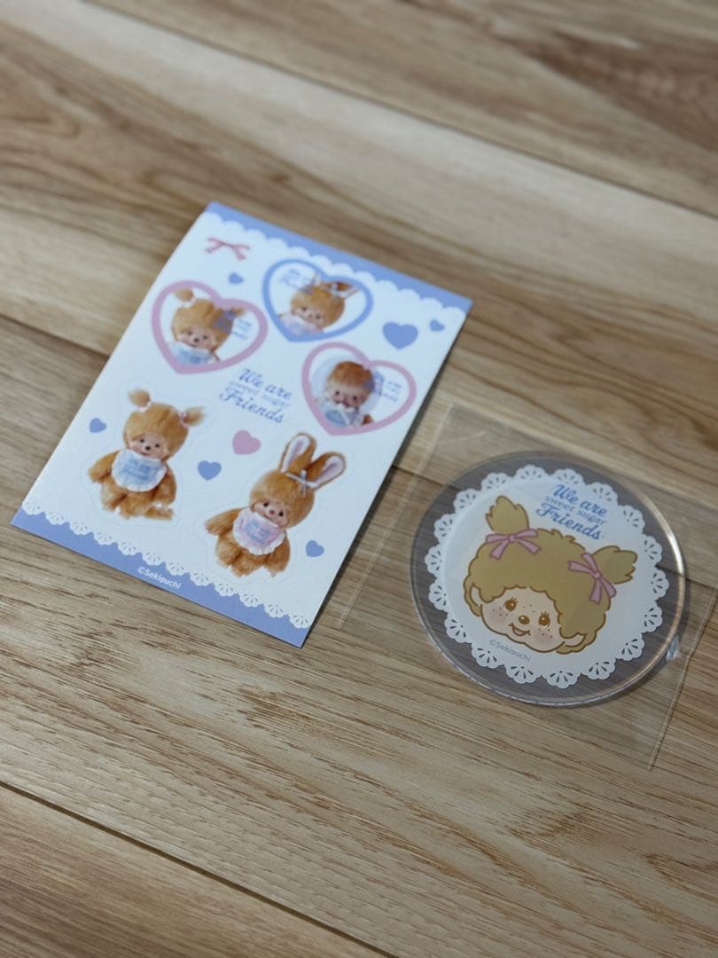 モンチッチ スウィートシュガー ノベルティ アクリル コースター