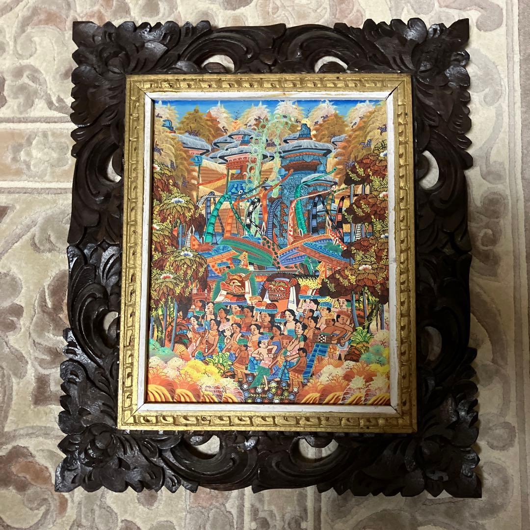バリ絵画 バリ島 ウブド - メルカリ