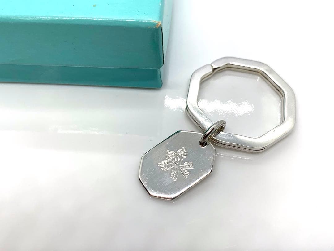 ティファニー オクタゴン キーリング キーモチーフ - メルカリ
