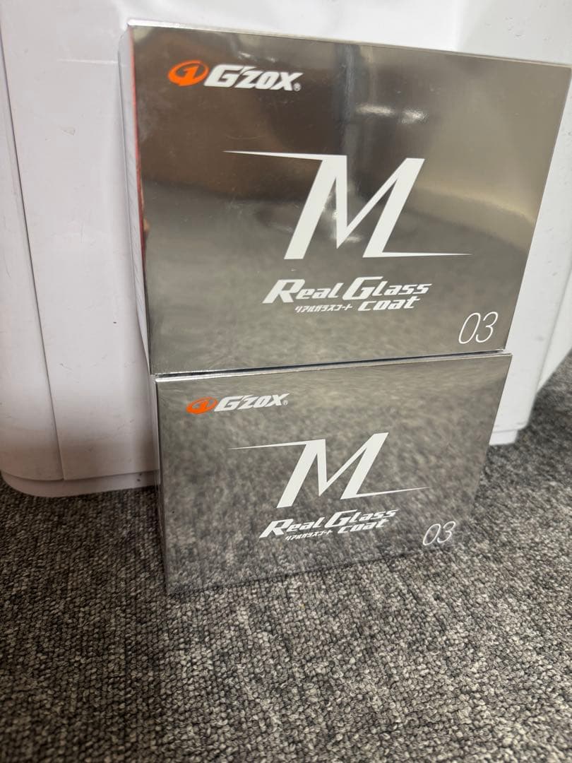 ジーゾックス　リアルガラスコートM 2セット G'zox リアルガラスコート Class M : 松山整備用具センターYahoo!店