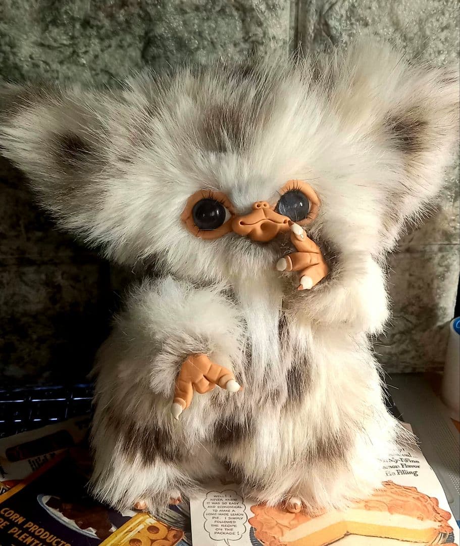 ハンドメイド・可動Big長毛ベビさんのお人形・アートドール