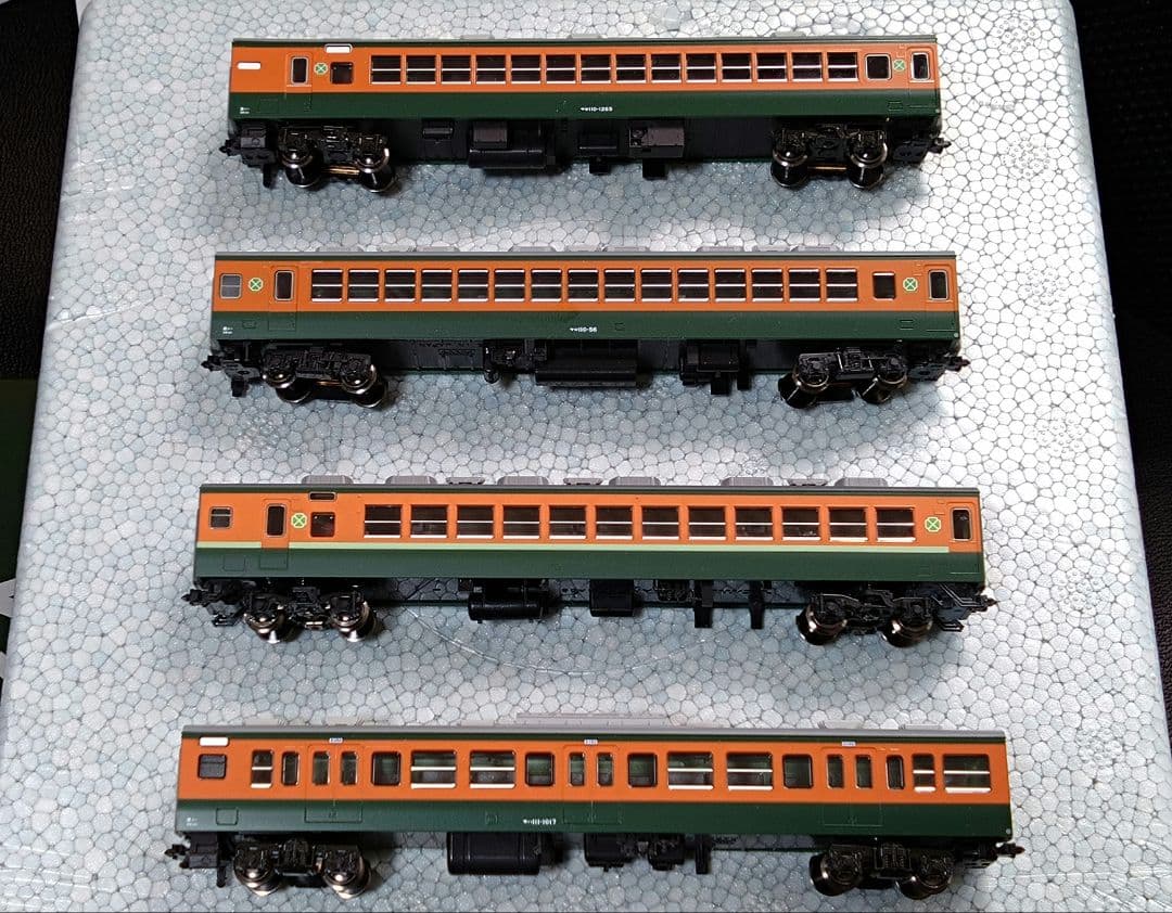 【ジャンク】113系中間付随車 4両 (サロ110/サロ113/サハ111) ジャンク】113系中間付随車 4両 (サロ110/サロ113/サハ111) ジャンク