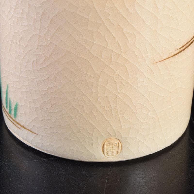 茶道具 京焼 色絵 菖蒲文 蓋置 在銘 V 8528 - メルカリ