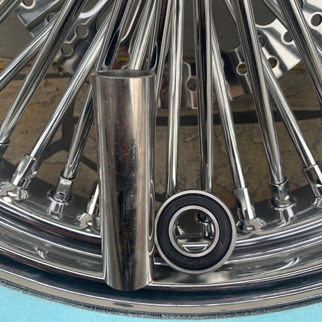 希少！ハーレー ファットスポークホイール 21×18inc タイヤ付 FXDWG