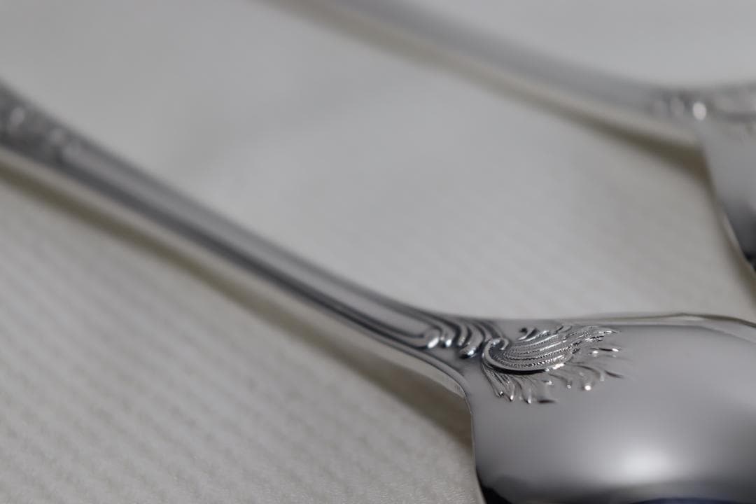 Y*g様 クリストフル□コンソメ・スプーン2本セット□デザインは大人気