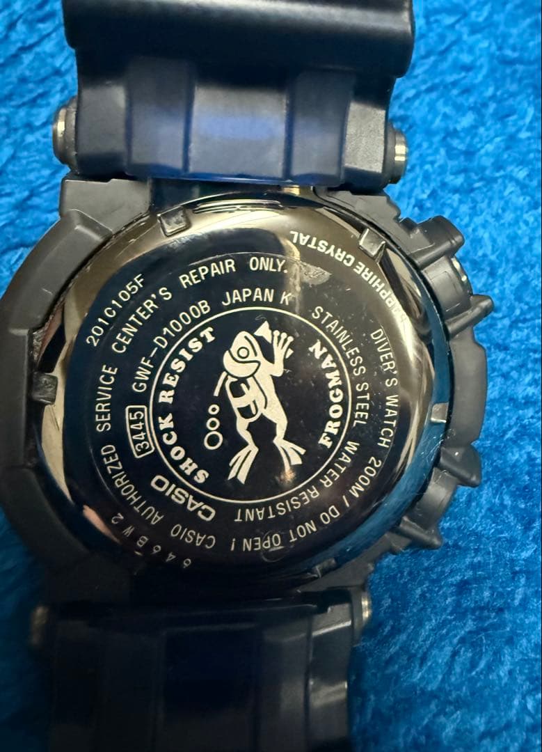 時計 CASIO G-SHOCK GWF -D1000B FROGMAN 200m