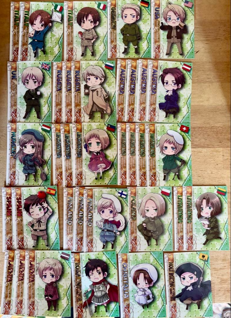 ヘタリア トレカ トレーディングカード 初版 93枚 - メルカリ