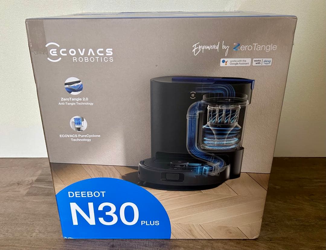 掃除機・クリーナー Mori DEEBOT N30 PLUS DEEBOTから N シリーズ最新機種 11,000Paの強力吸引と絡まり防止機能で