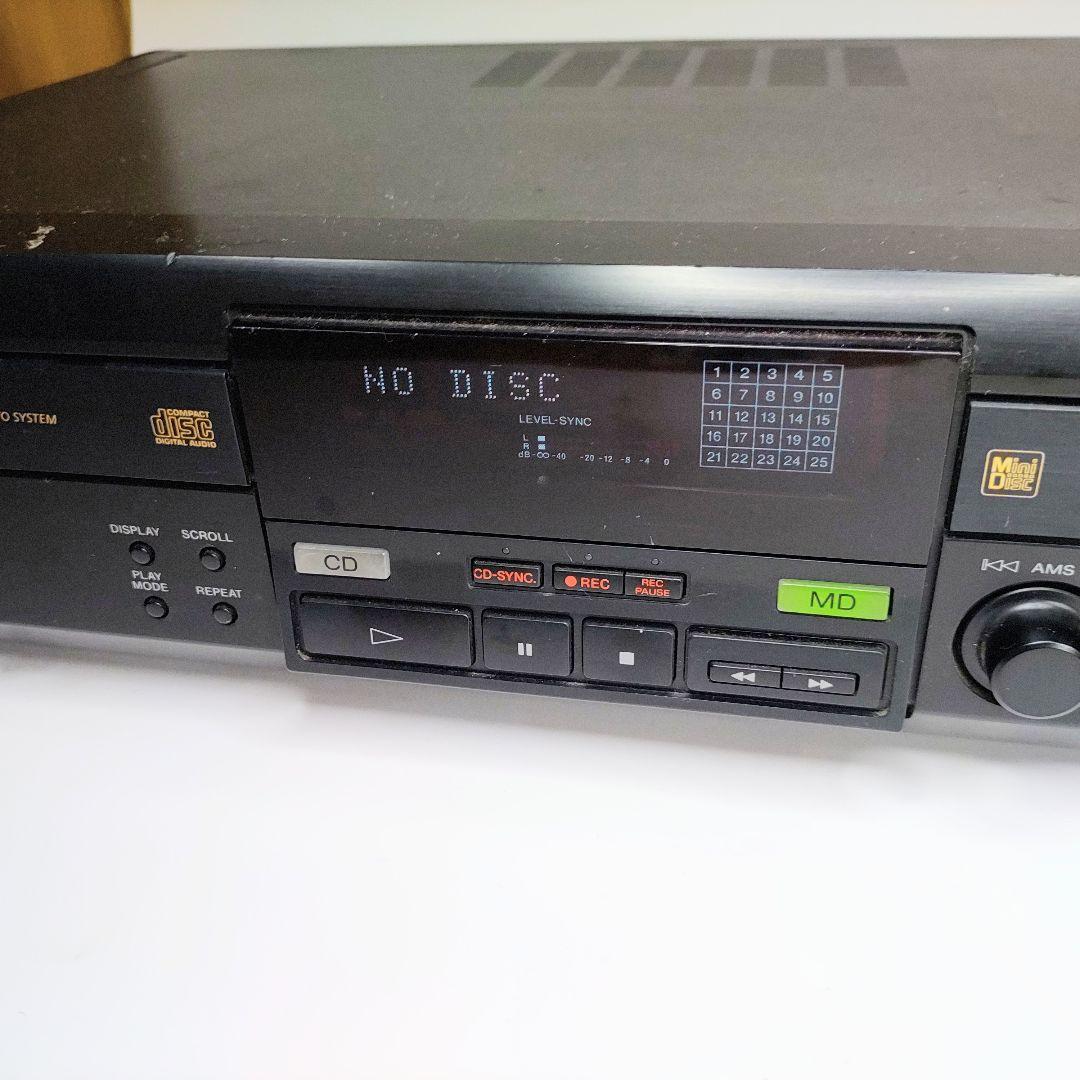 稼働品】SONY ソニー CD/MDデッキ MXD-D1 メンテナンス済