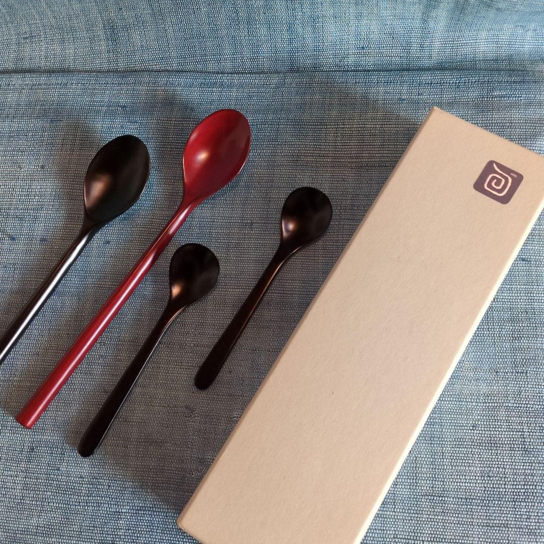 瀬戸國勝さんの輪島塗スプーン4点 M109703931