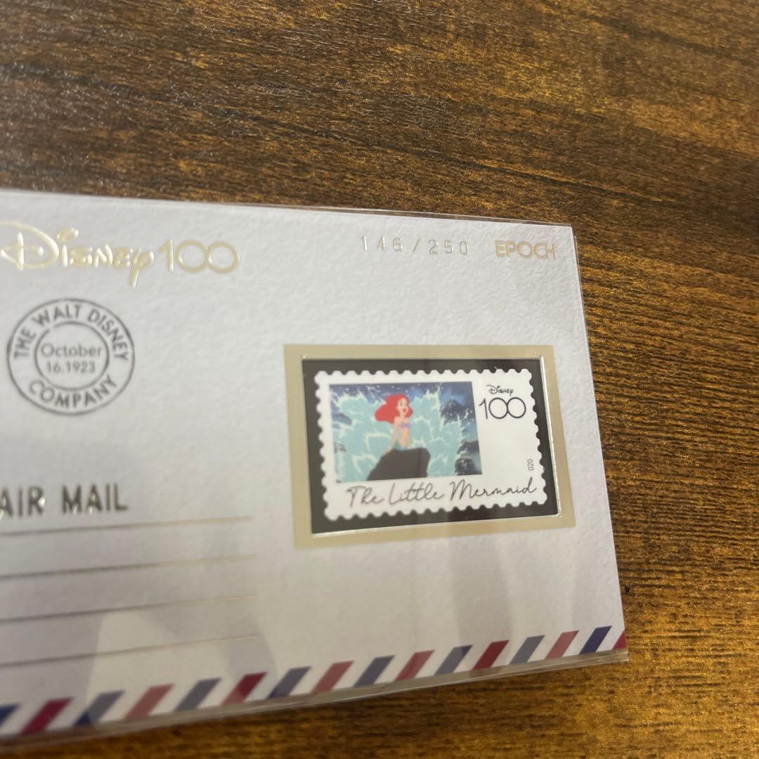 スタンプカード アリエル ディズニー100 エポック レプリカ切手付
