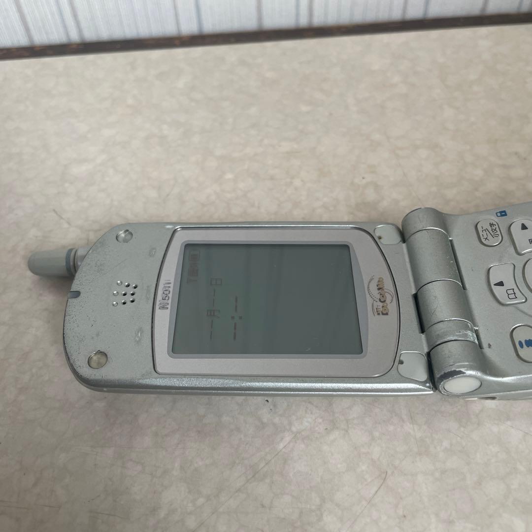 まちの車屋さん専用 レトロ ドコモ N501i ガラケー 携帯 充電器、箱