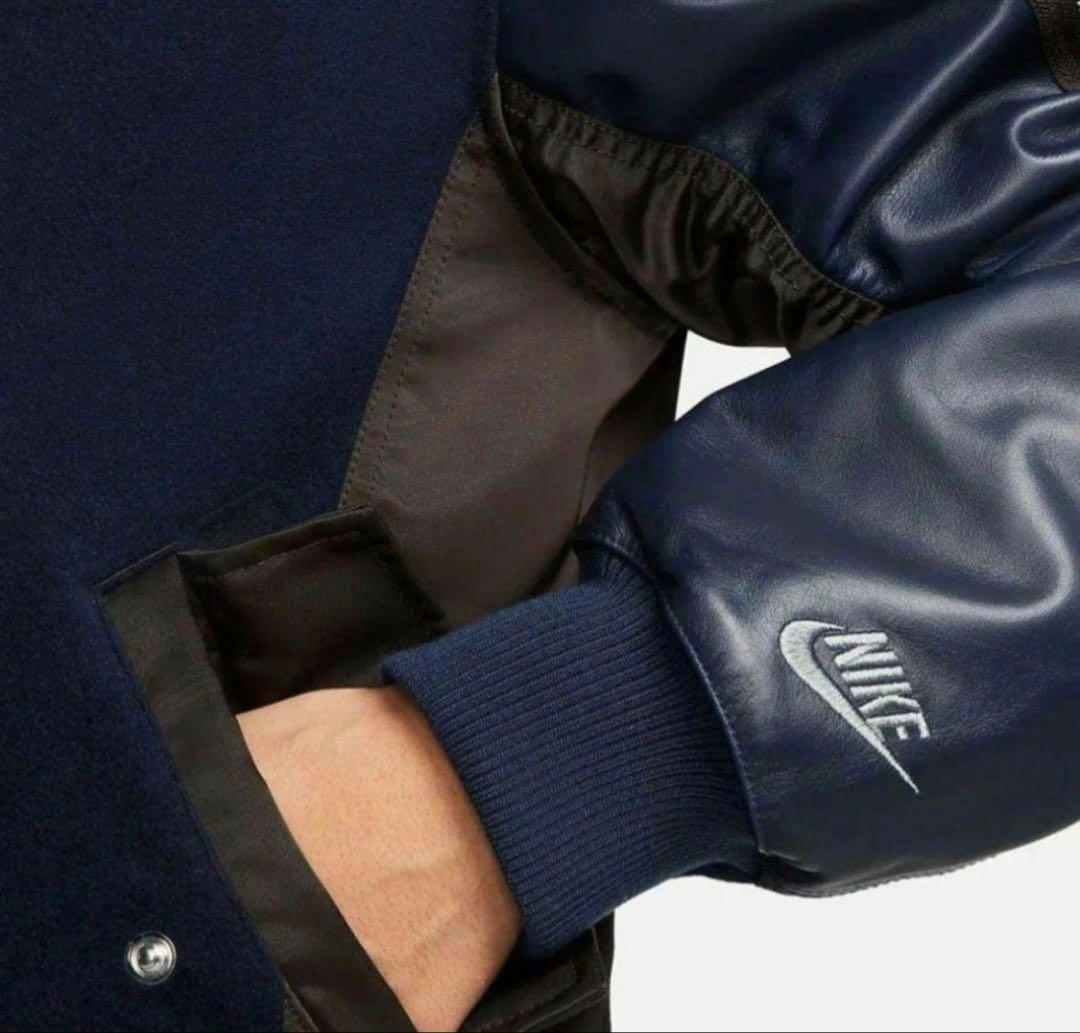 NIKE NSW スタジャン デストロイヤージャケット ネイビー XL - メルカリ