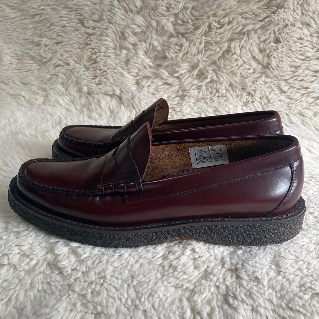 【美品】G.H.BASS Weejuns ローファー ブラウン レッド