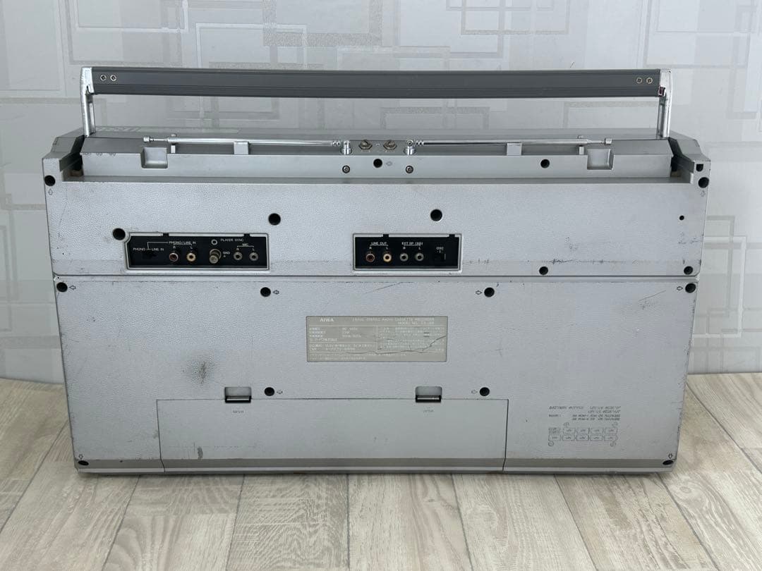 動作品|AIWA アイワ ラジカセ CS-J88 ラジオ 昭和レトロ - メルカリ