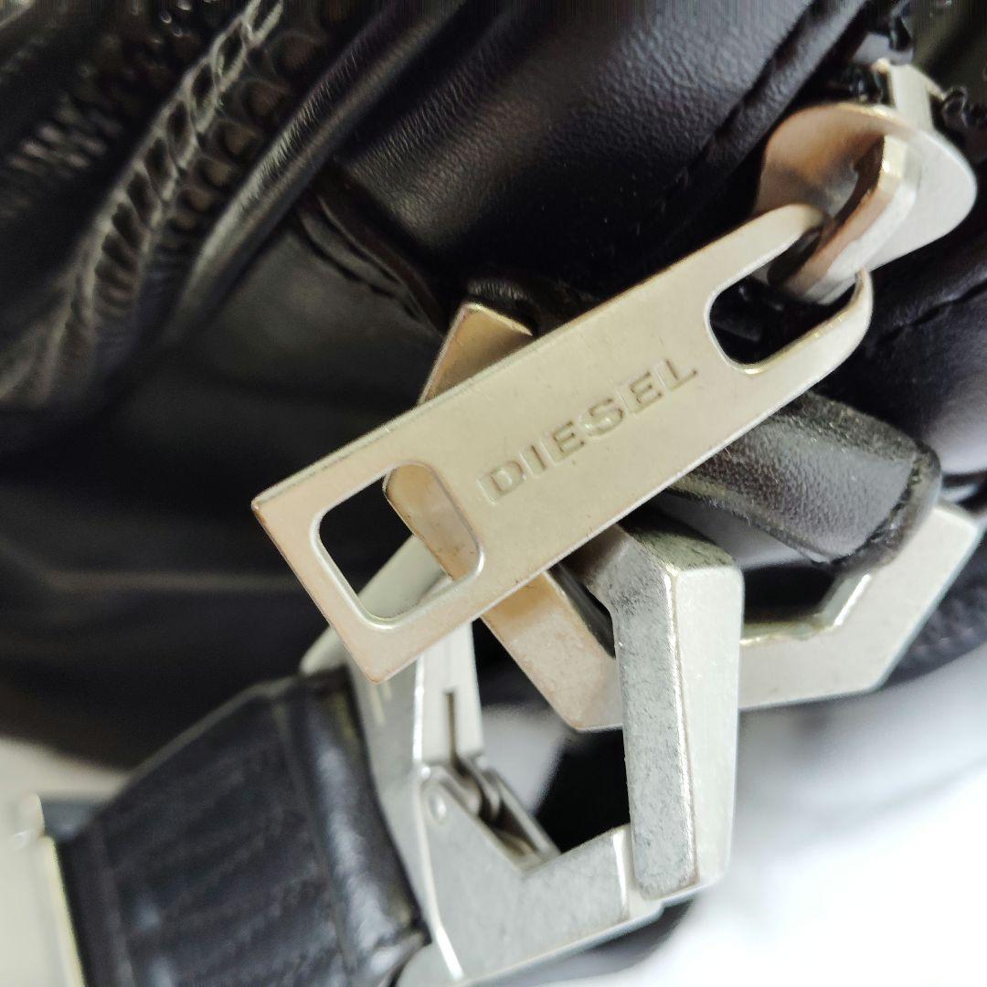 DIESEL】本革 メッシュ 2way ビジネスバッグ A4 収納可