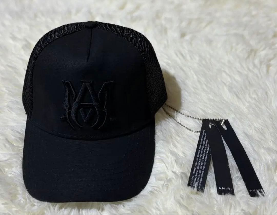 未使用】Amiri アミリ ロゴ刺繍 ベースボール キャップ - メルカリ