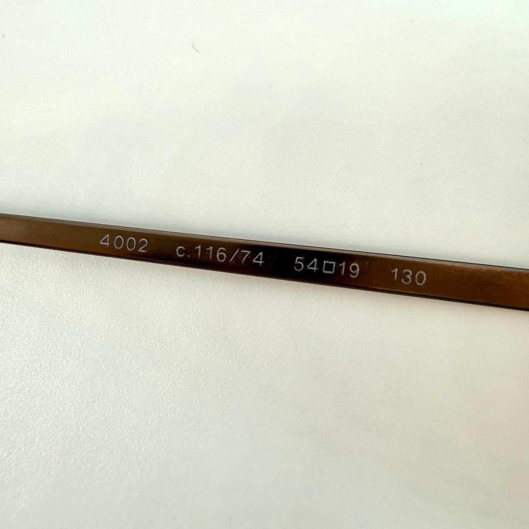 CHANEL サングラス 4002 メタル オレンジ リムレス 希少 ココマーク