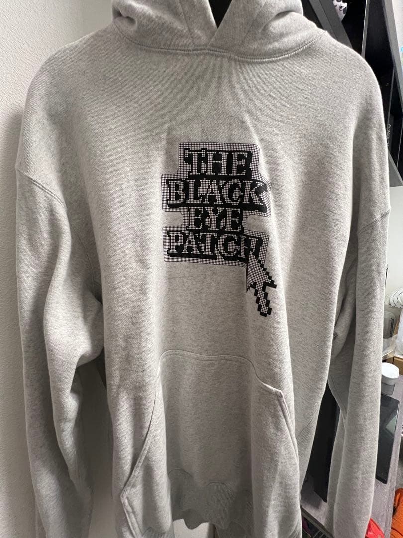 THE BLACK EYE PATCH ブラックアイパッチグレー パーカー XL - メルカリ