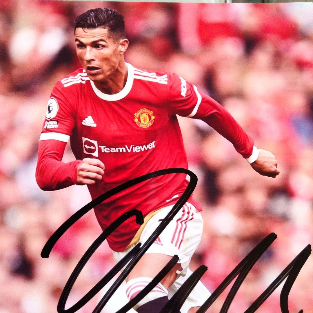 セール中…ロナウド直筆サイン入り2Lサイズ写真… - メルカリ