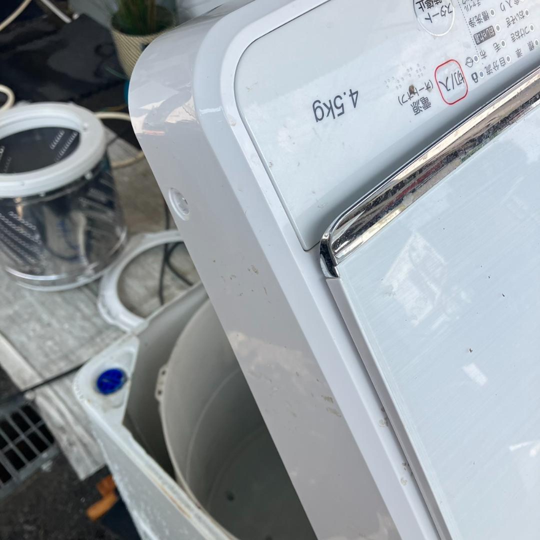 【福岡市　限定】4.5kg 洗濯機 分解洗浄済み 配送無料 設置無料 日時指定可