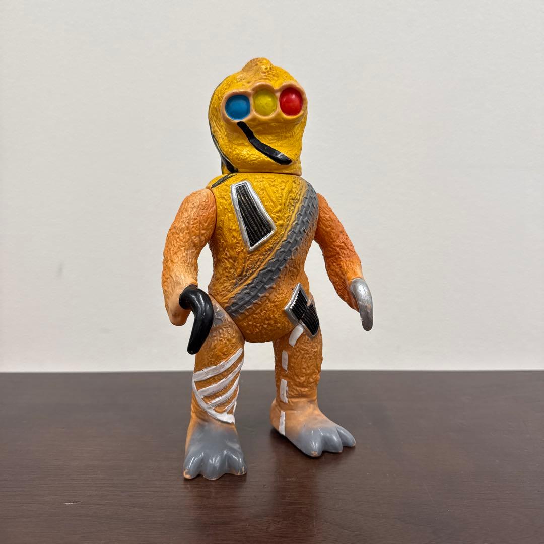 当時物 マスダヤ 怪獣 クルマニクラス ソフビ