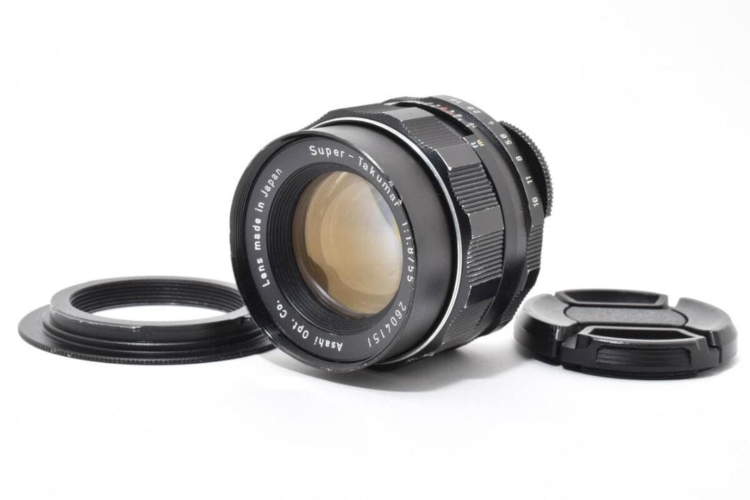 【実用美品】PENTAX Super-Takumar 55mm F1.8 M42 保証付 】【中古】 ペンタックス PENTAX Super-Multi-Coated TAKUMAR