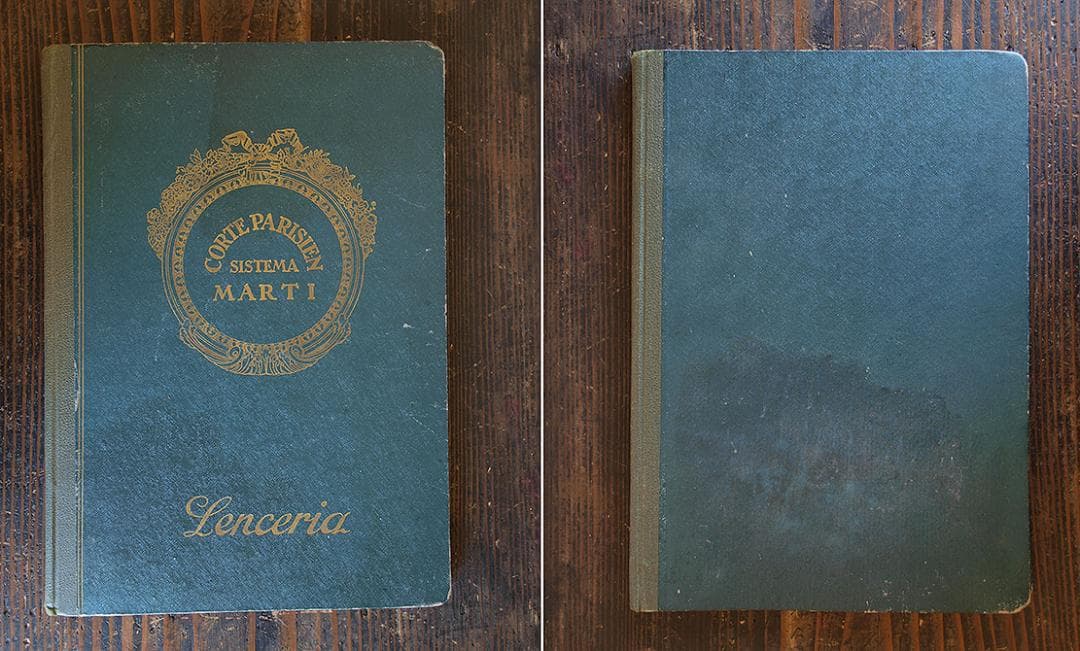 稀少 ランジェリー パターン製図本 1929年 アール・デコ 時代衣装/K076