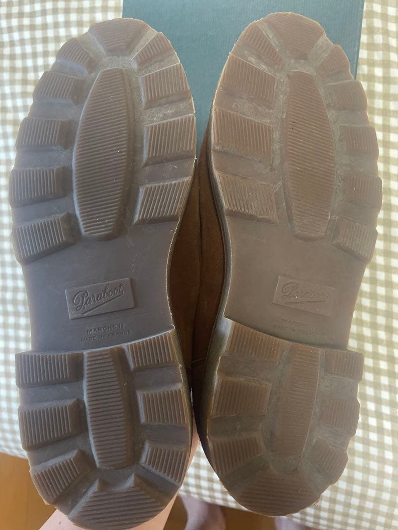 美品】パラブーツ ランス UK5 ブラウン スウェード - メルカリ