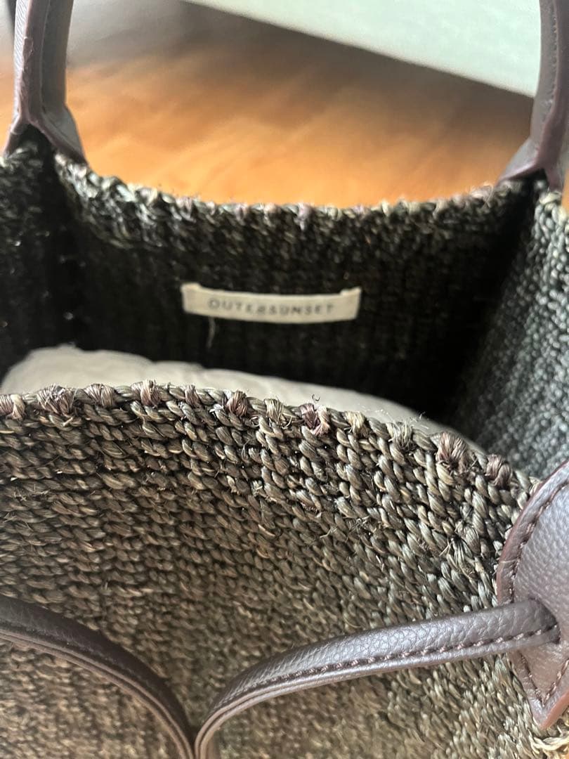 OUTERSUNSET アウターサンセット abaca basket bag - メルカリ