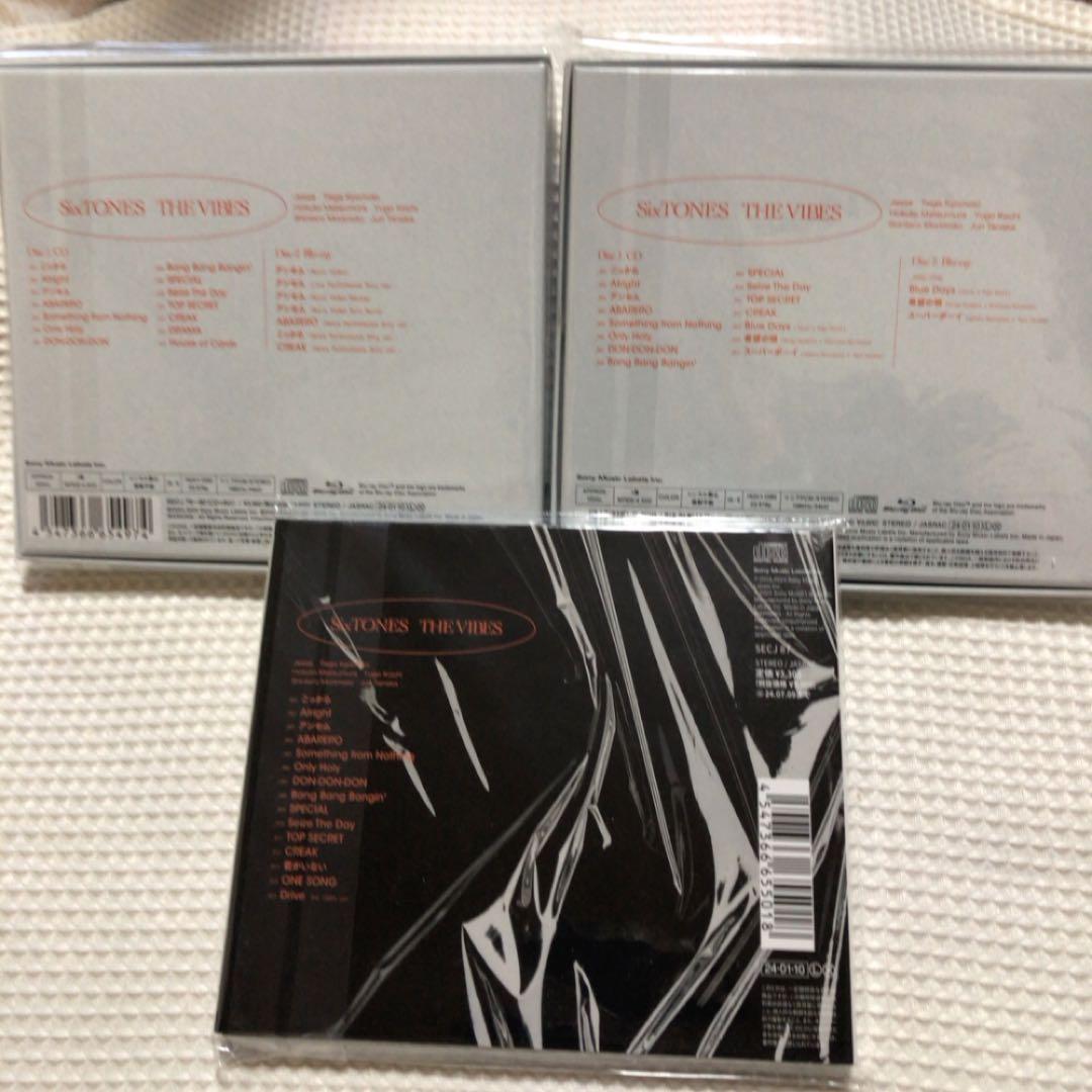 SIXTONES アルバム 未開封 THE VIBES 3形態セット 特典付 - メルカリ