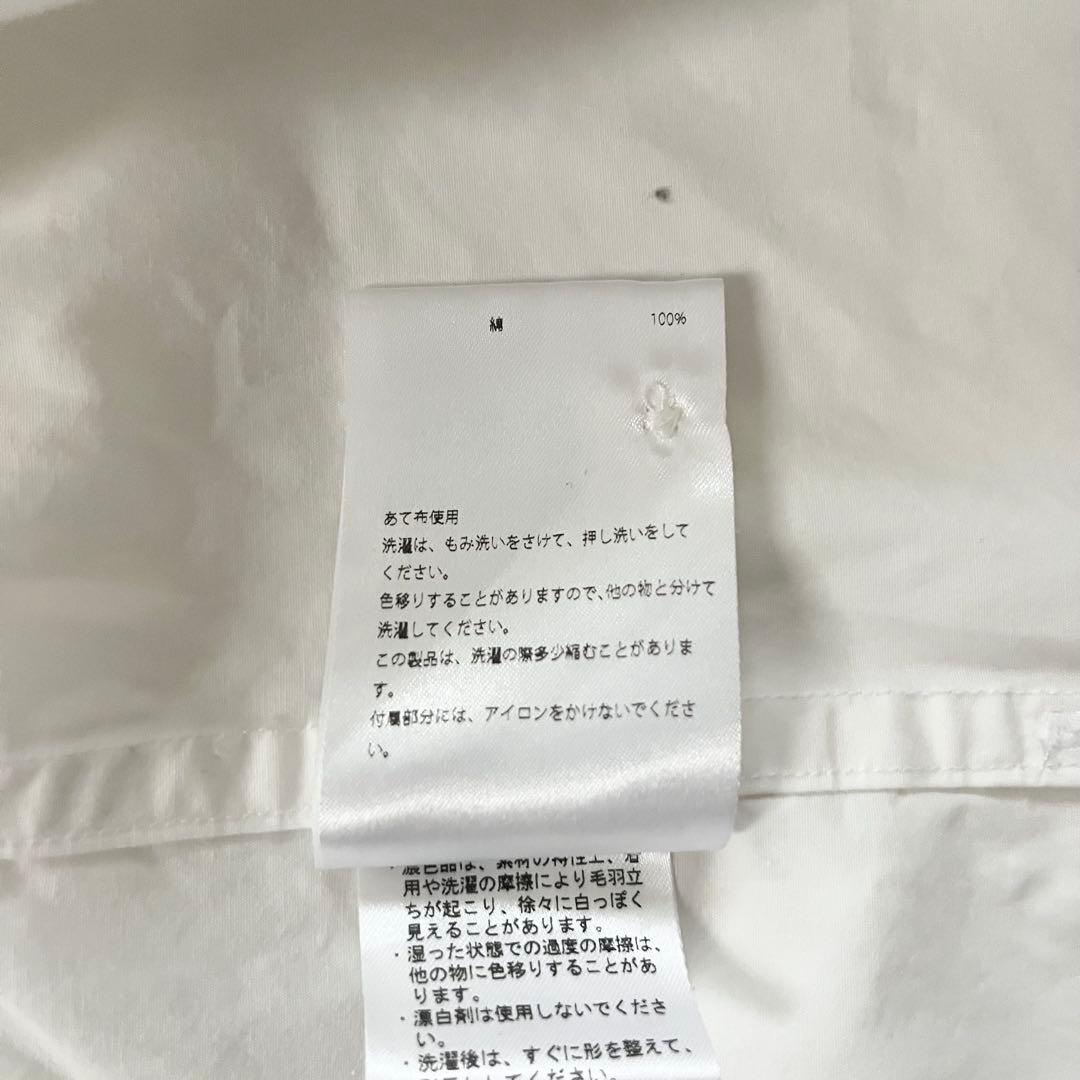 美品 マディソンブルー J.BRADLEY B刺繍 長袖シャツ 白 01サイズ