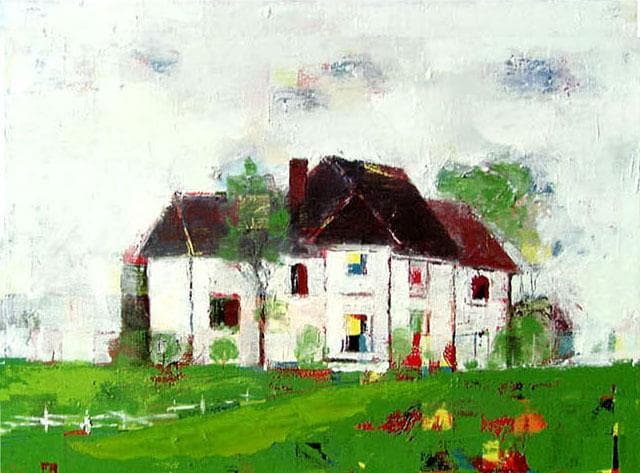 油絵 菅家令子 絵 絵画 インテリア uF6-062203 風景 油絵 菅家令子 絵 絵画 インテリア uF6-062203 風景