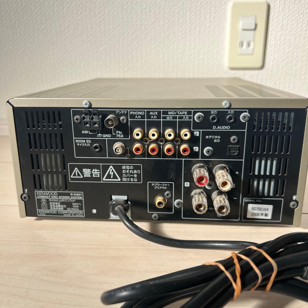 KENWOOD R-K801 CDレシーバー 2006年製 シルバー - メルカリ