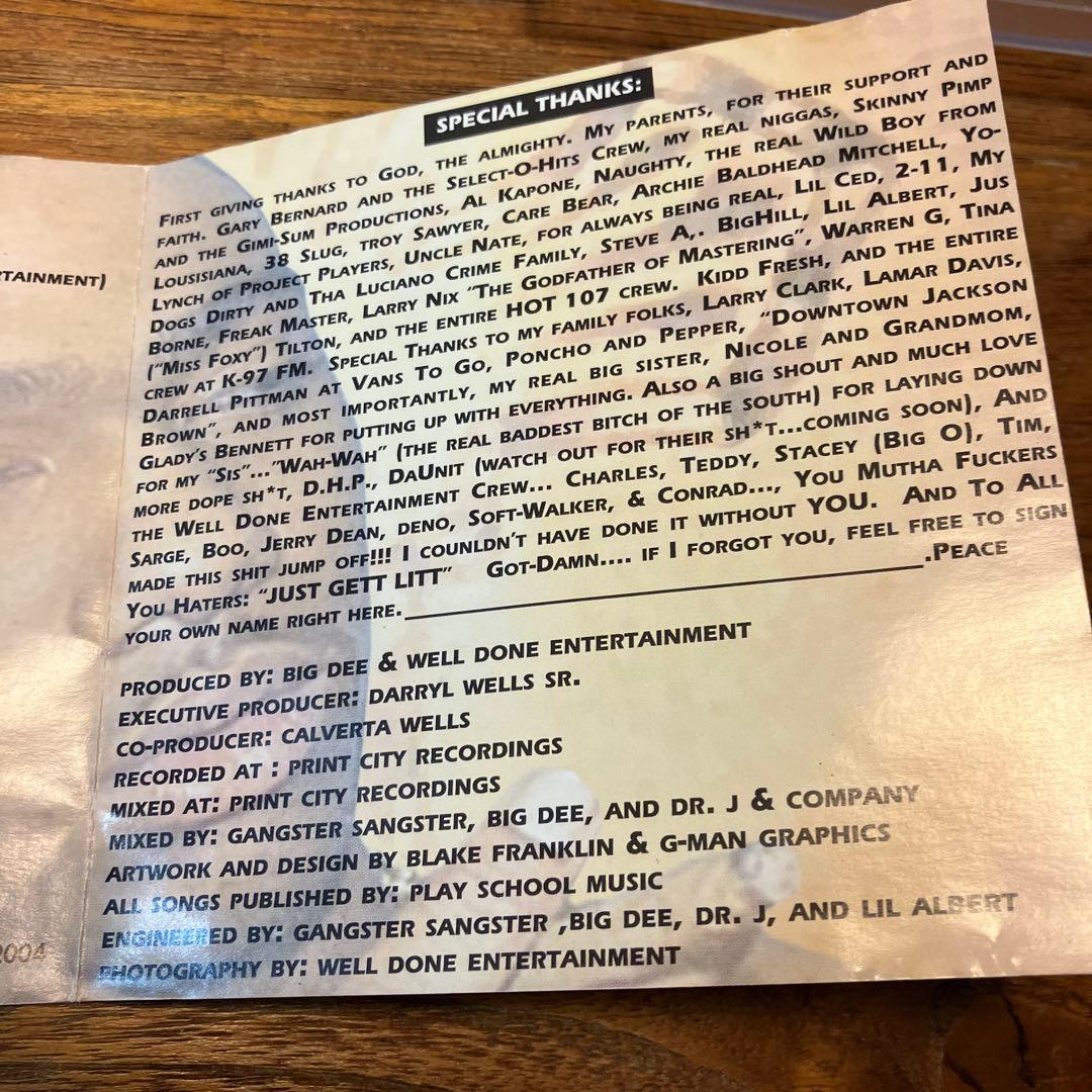 Mr. Litt Larger Than G-Rap G-Luv RARE OG - メルカリ