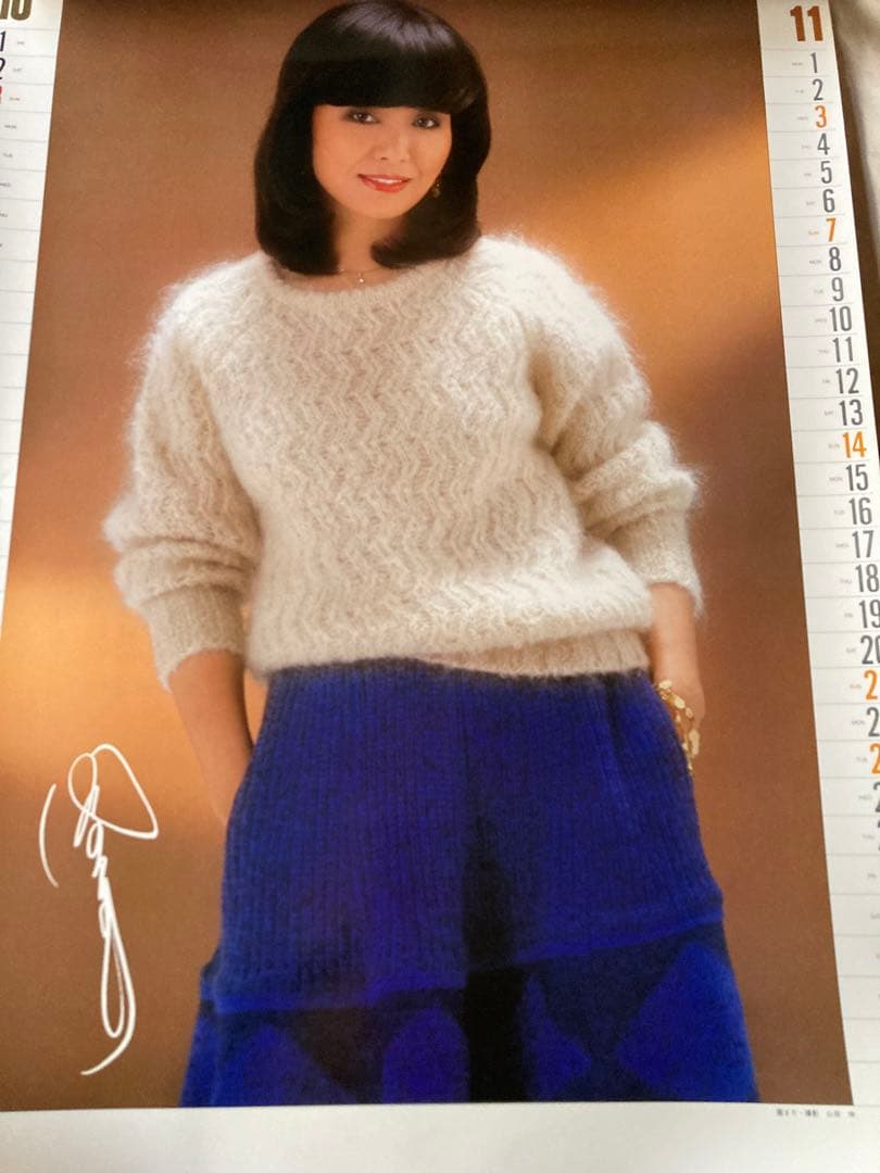 希少 1982年渡辺プロダクションカレンダー 沢田研二 石川ひとみ 太田