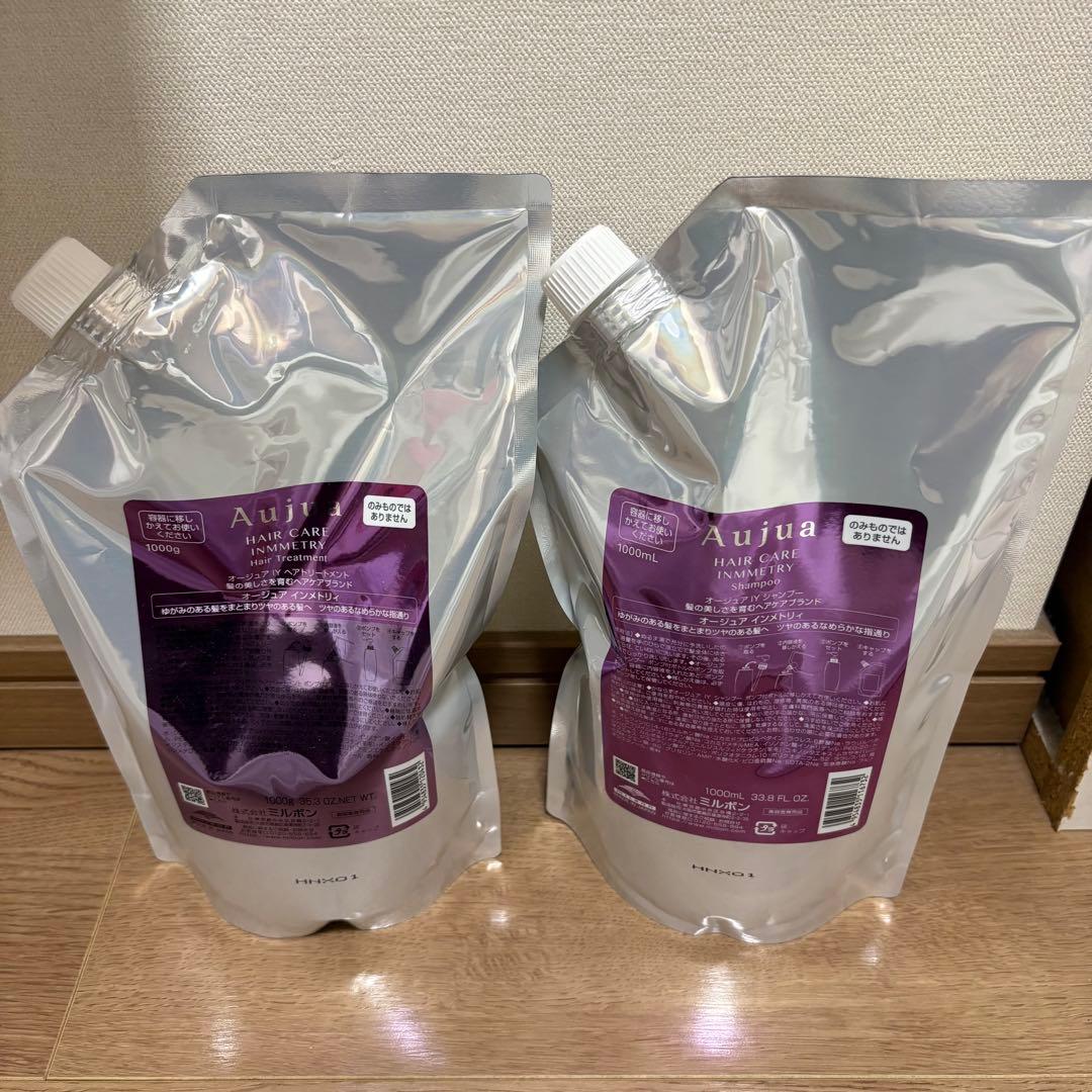 Aujua インメトリィ シャンプー トリートメント 詰め替え用セット Amazon | オ_ジュア IY インメトリィ シャンプー 1000ml