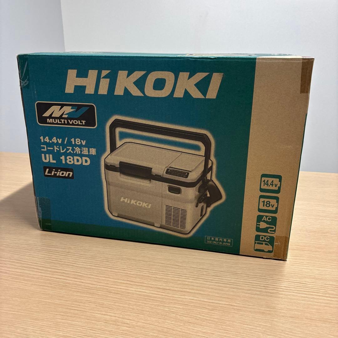HiKOKI コードレス冷温庫 UL 18DD 楽天市場】ハイコーキ 18V コードレス冷温庫 25L UL18DBA 蓄電池×2