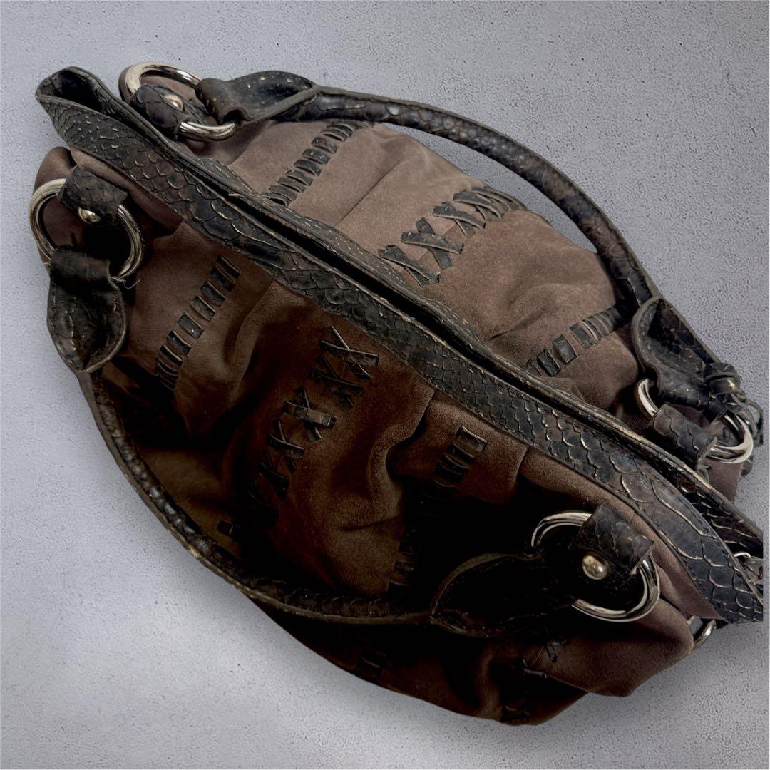 archive python handbag y2k grunge 2way - メルカリ