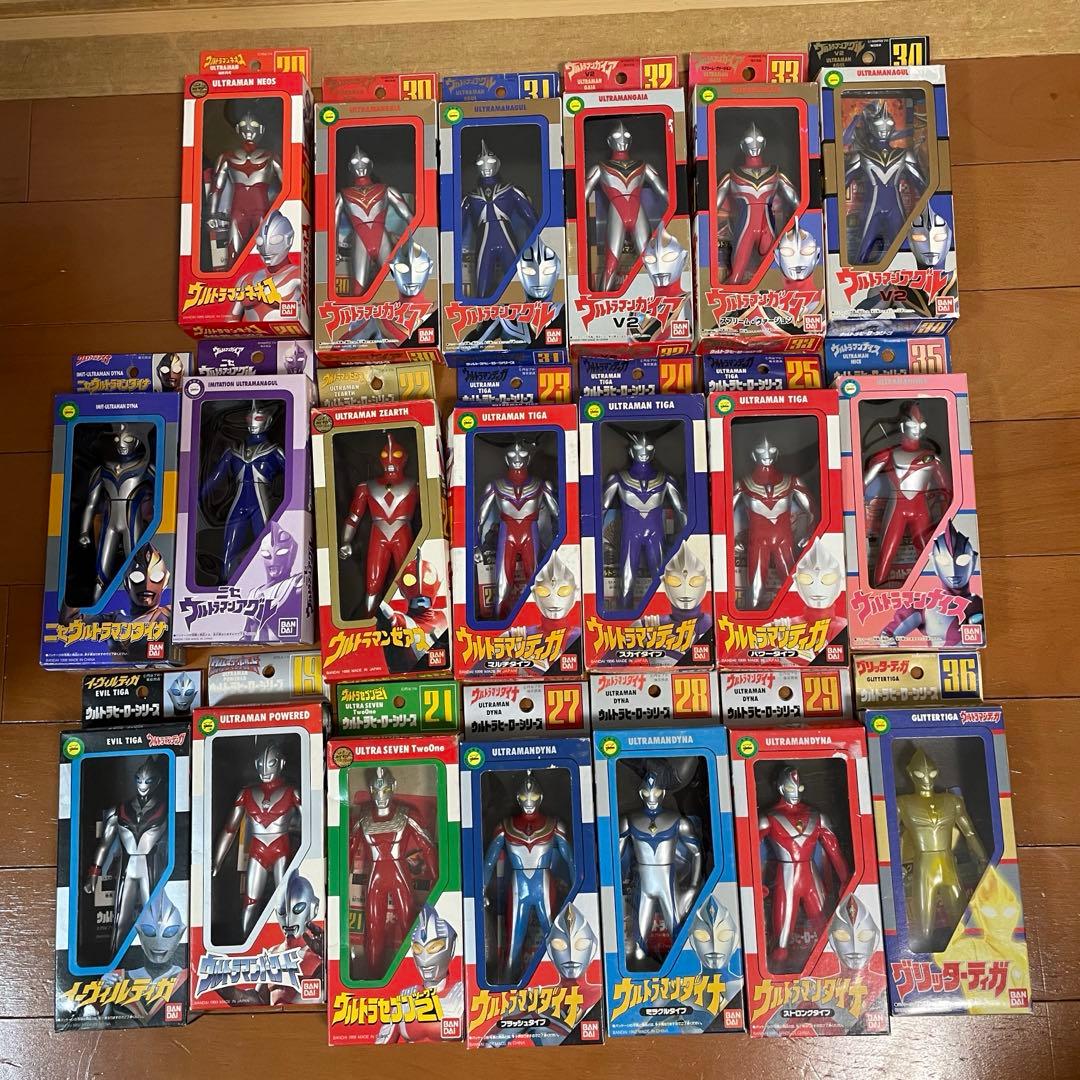 ウルトラヒーローシリーズ ソフビ セット ウルトラマン 箱入り - メルカリ