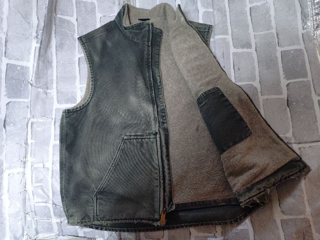 Carhartt】【Lサイズ】【ダックベスト】【モスグリーン】【MOS