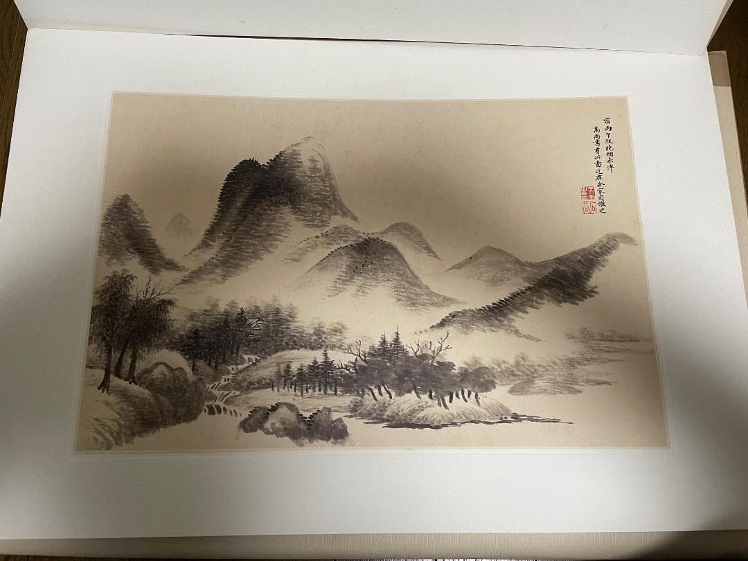 超大型本】 複製画集 「清惲壽平王翬 花卉山水合册」 故宮博物院